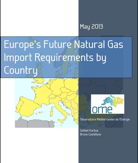 Europe’s Future Natural Gas Import Requirements by Country, May 2013