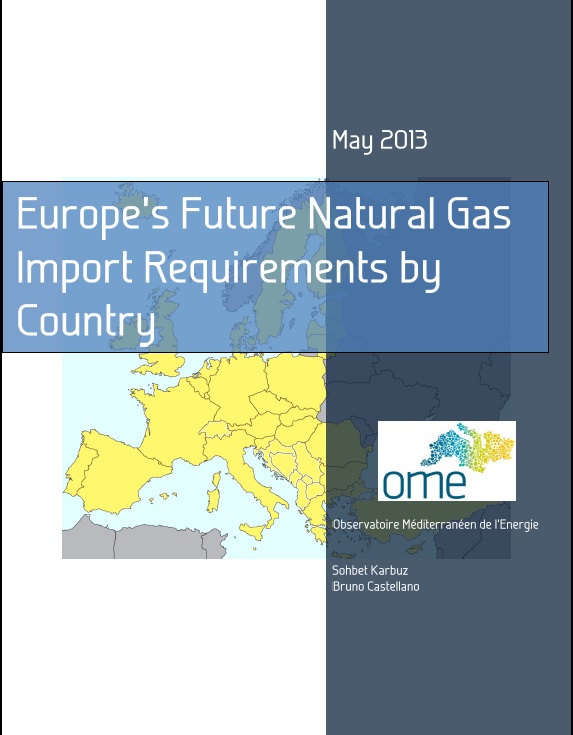 Europe’s Future Natural Gas Import Requirements by Country, May 2013