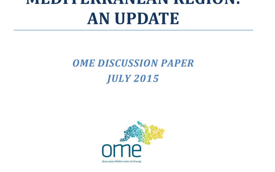 Shale gas in the Euro-Mediterranean Region: an update, July 2015